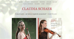 Desktop Screenshot of claudiaschaer.com